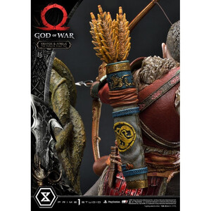 Prime 1 Studio God of War Premium Masterline Series Kratos and Atreus in the Valkyrie 