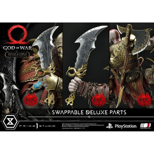 Prime 1 Studio God of War Premium Masterline Series Kratos and Atreus in the Valkyrie (Deluxe Version) 