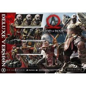 Prime 1 Studio God of War Premium Masterline Series Kratos and Atreus in the Valkyrie (Deluxe Version) 