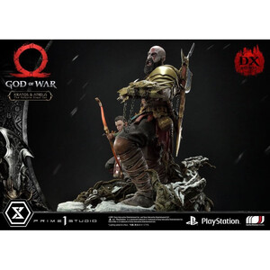 Prime 1 Studio God of War Premium Masterline Series Kratos and Atreus in the Valkyrie (Deluxe Version) 