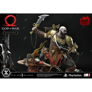 Prime 1 Studio God of War Premium Masterline Series Kratos and Atreus in the Valkyrie (Deluxe Version) 