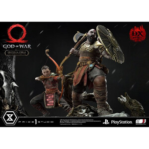 Prime 1 Studio God of War Premium Masterline Series Kratos and Atreus in the Valkyrie (Deluxe Version) 