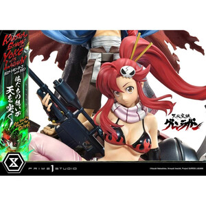 Prime 1 Studio Gurren Lagann 1/4 Scale Ultimate Premium Masterline Series Kamina, Simon & Yoko with Lagann 