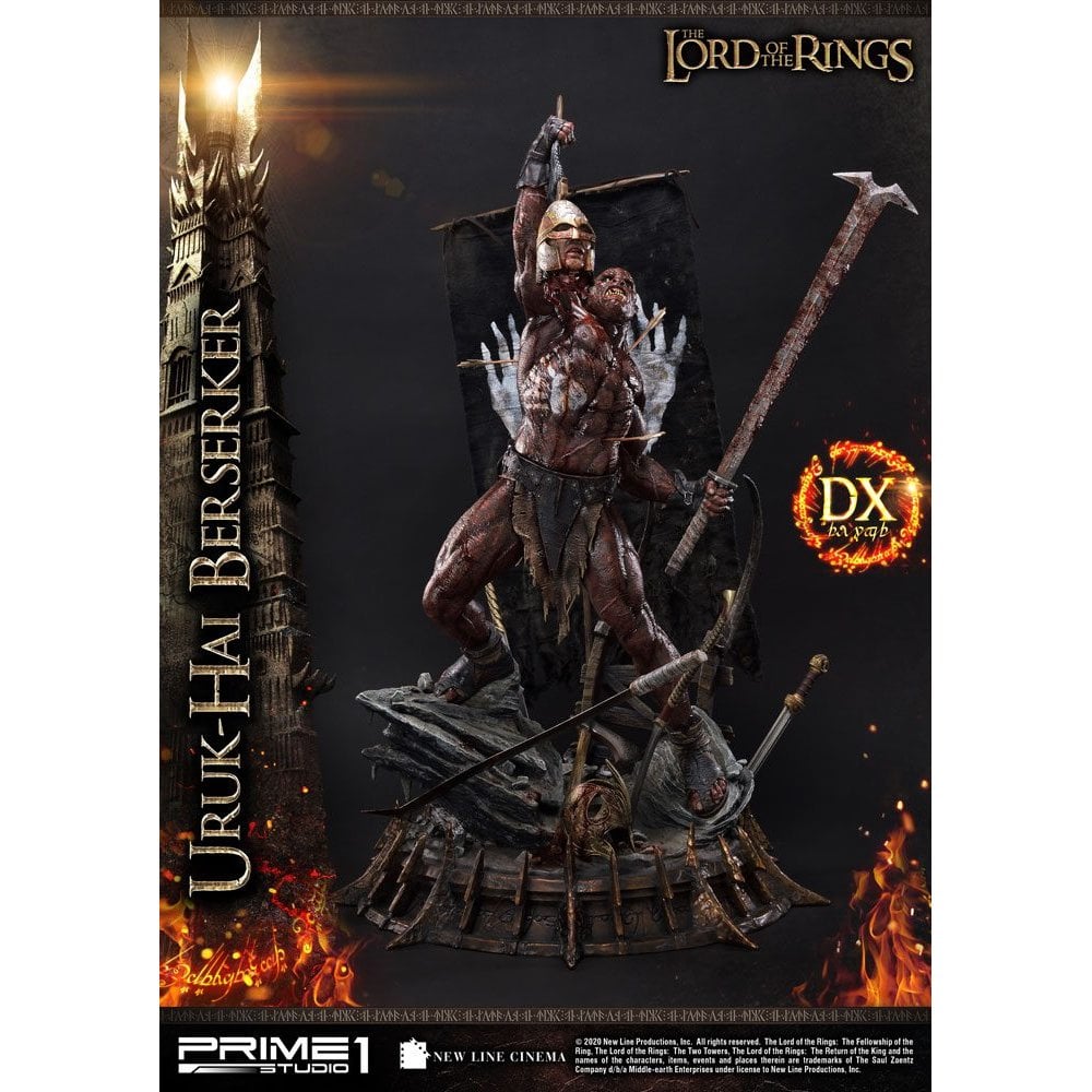 Prime 1 Studio Lord of the Rings 1/4 Scale Premium Masterline Uruk-Hai Berserker Deluxe Version 